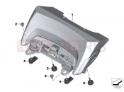 Seat bench adapter - BMW Motorrad R 1200 RT (0A03, 0A13) 2016