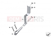 Bracket, flashing warning light, front - BMW Motorrad R 1200 RT (0A03, 0A13) 2016