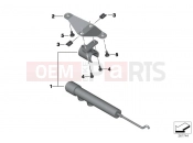 Microphone, PA system - BMW Motorrad R 1200 RT (0A03, 0A13) 2016