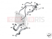 BMW Motorrad BMW 2016 C-Models C 650 Sport 16 (0C04, 0C14) Coolant lines