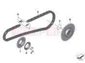 BMW Motorrad BMW 2016 C-Models C 650 Sport 16 (0C04, 0C14) Chain drive