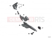 BMW Motorrad BMW 2016 C-Models C 650 Sport 16 (0C04, 0C14) Latch mechanism, storage bin, left