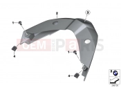 BMW Motorrad BMW 2016 C-Models C 650 Sport 16 (0C04, 0C14) Rear trim panel, center