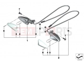BMW Motorrad BMW 2016 C-Models C 650 Sport 16 (0C04, 0C14) White direction indicator lights