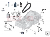 BMW Motorrad BMW 2016 C-Models C 650 GT 16 (0C05, 0C15) Engine oil / maintenance service