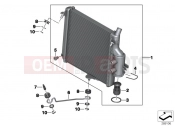 BMW Motorrad BMW 2016 C-Models C 650 GT 16 (0C05, 0C15) Radiator