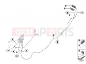 BMW Motorrad BMW 2016 C-Models C 650 GT 16 (0C05, 0C15) Bowden cables