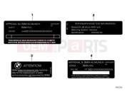 BMW Motorrad BMW 2016 C-Models C 650 GT 16 (0C05, 0C15) Labels for Australia