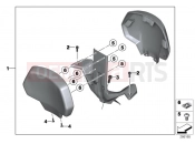 BMW Motorrad BMW 2016 C-Models C 650 GT 16 (0C05, 0C15) Backrest
