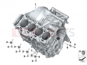 BMW Motorrad BMW 2014 S models HP4 (0D01, 0D11) Engine housing