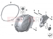 BMW Motorrad BMW 2014 S models HP4 (0D01, 0D11) Engine housing cover, right