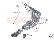 BMW Motorrad BMW 2014 S models HP4 (0D01, 0D11) Exhaust manifold