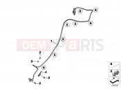BMW Motorrad BMW 2014 S models HP4 (0D01, 0D11) Rotational-speed sensor, rear