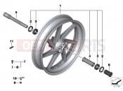 BMW Motorrad BMW 2014 S models HP4 (0D01, 0D11) Forged wheel, front