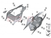 BMW Motorrad BMW 2014 S models HP4 (0D01, 0D11) Tail part