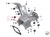 BMW Motorrad BMW 2014 S models HP4 (0D01, 0D11) Front panel carrier