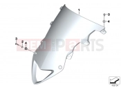 BMW Motorrad BMW 2014 S models HP4 (0D01, 0D11) Windshield