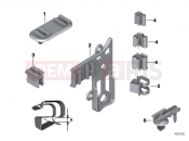 BMW Motorrad BMW 2014 S models HP4 (0D01, 0D11) Various cable holders