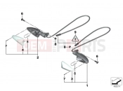 BMW Motorrad BMW 2014 S models HP4 (0D01, 0D11) Turn signals, front