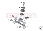 BMW Motorrad BMW 2014 R-Models K5x R 1200 RS (0A05, 0A15) Bracket. intake silencer