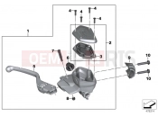 BMW Motorrad BMW 2014 R-Models K5x R 1200 RS (0A05, 0A15) Handbrake lever