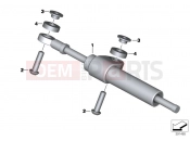 BMW Motorrad BMW 2014 R-Models K5x R 1200 RS (0A05, 0A15) Steering damper