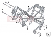 BMW Motorrad BMW 2014 R-Models K5x R 1200 RS (0A05, 0A15) Main frame