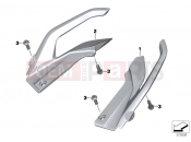 BMW Motorrad BMW 2014 R-Models K5x R 1200 RS (0A05, 0A15) Grab handles