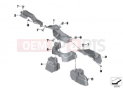BMW Motorrad BMW 2014 R-Models K5x R 1200 RS (0A05, 0A15) Heat protection