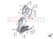 BMW Motorrad BMW 2014 R-Models K5x R 1200 RS (0A05, 0A15) Center fairing panel
