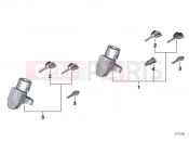 BMW Motorrad BMW 2014 R-Models K5x R 1200 RS (0A05, 0A15) Single key locking system EWS 4