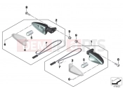 BMW Motorrad BMW 2014 R-Models K5x R 1200 RS (0A05, 0A15) Turn signals, front