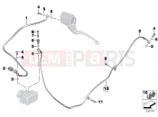 BMW Motorrad BMW 2014 C-Models C evolution (0C03) Brake lines, ABS rear