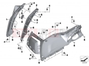 BMW Motorrad BMW 2014 C-Models C evolution (0C03) Fairing, side section, front