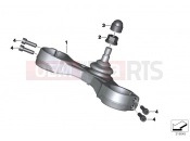 BMW Motorrad BMW 2012 R-Models K5x R 1200 GS (0A01, 0A11) Lower fork cross brace