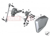 BMW Motorrad BMW 2012 R-Models K5x R 1200 GS (0A01, 0A11) Level sensor, rear
