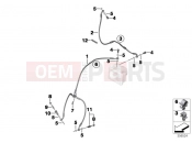 BMW Motorrad BMW 2012 R-Models K5x R 1200 GS (0A01, 0A11) Brake line front