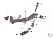 BMW Motorrad BMW 2012 R-Models K5x R 1200 GS (0A01, 0A11) Side stand