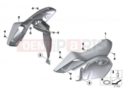 BMW Motorrad BMW 2012 R-Models K5x R 1200 GS (0A01, 0A11) Intake snorkel