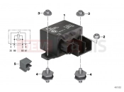 BMW Motorrad BMW 2012 R-Models K5x R 1200 GS (0A01, 0A11) Starter relay