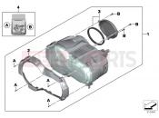 BMW Motorrad BMW 2012 R-Models K5x R 1200 GS (0A01, 0A11) LED headlight