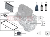 Engine oil / maintenance service - BMW Motorrad HP4 (0D01, 0D11) 2012