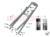 Rear frame - BMW Motorrad HP4 (0D01, 0D11) 2012