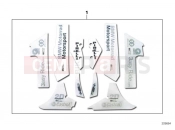 Sponsor decals - BMW Motorrad HP4 (0D01, 0D11) 2012