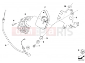 Servo, exhaust flap, interference pipe - BMW Motorrad S 1000 RR 12 (0524,0534) 2012