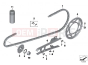 Chain drive - BMW Motorrad S 1000 RR 12 (0524,0534) 2012