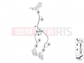 Brake pipe, front, without ABS - BMW Motorrad S 1000 RR 12 (0524,0534) 2012