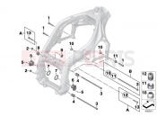 Engine mount - swing arm pivot - BMW Motorrad S 1000 RR 12 (0524,0534) 2012