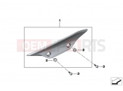 Slipstream deflector - BMW Motorrad S 1000 RR 12 (0524,0534) 2012