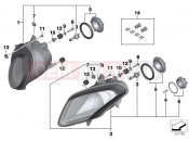 Headlight - BMW Motorrad S 1000 RR 12 (0524,0534) 2012